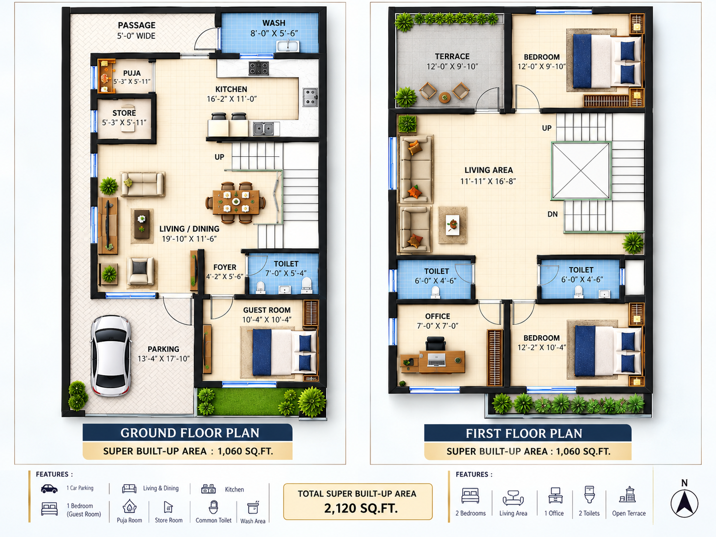 Home Planning 2D Layout