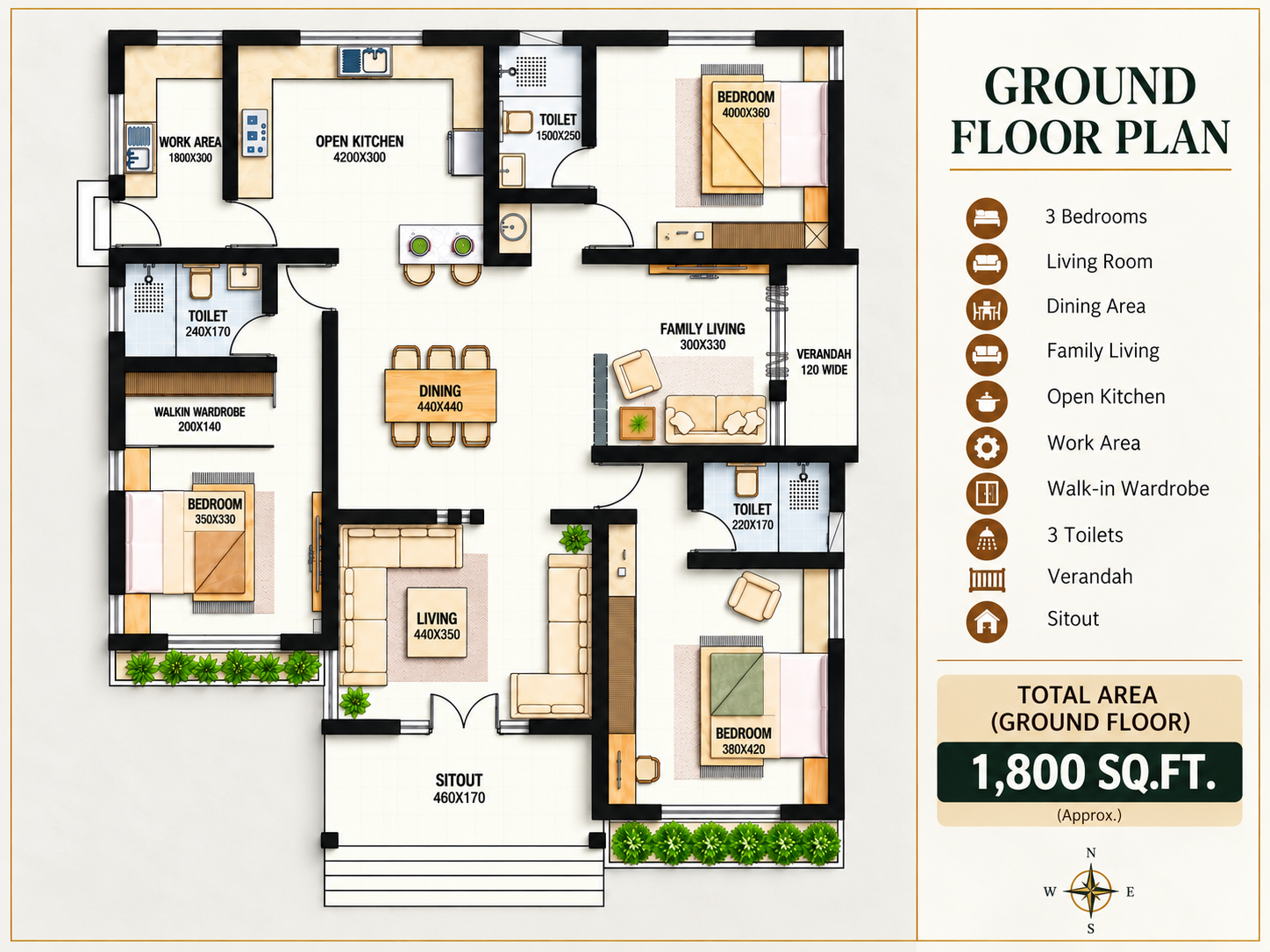 Home Planning 2D Layout