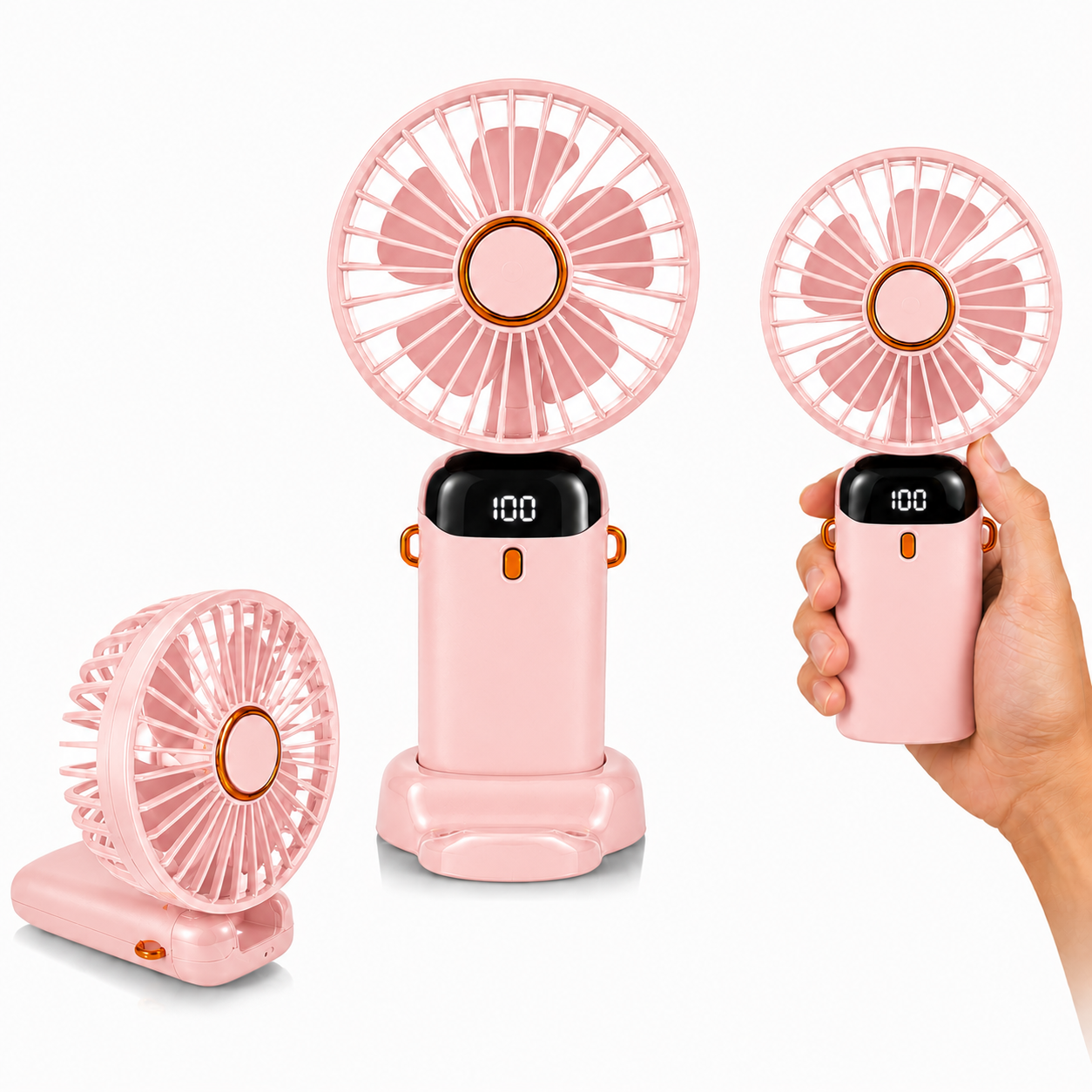 Portable mini Fan Pink color