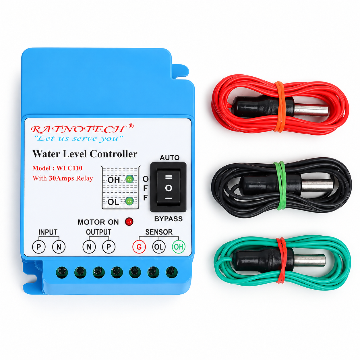 Automatic Water Level Controller with Water Tank Sensor
