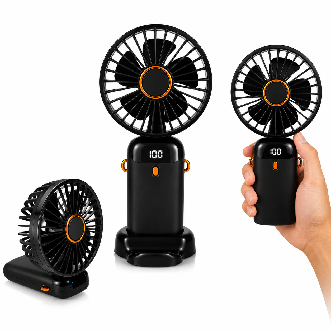 Portable mini Fan Black color
