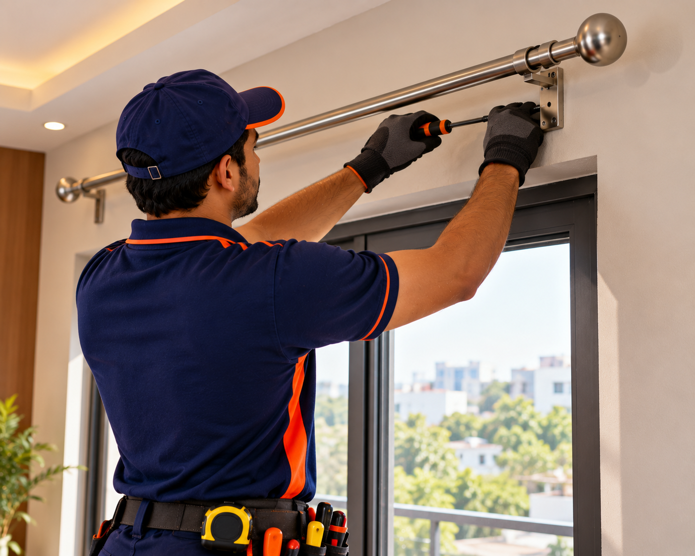 Curtain Rod Installation