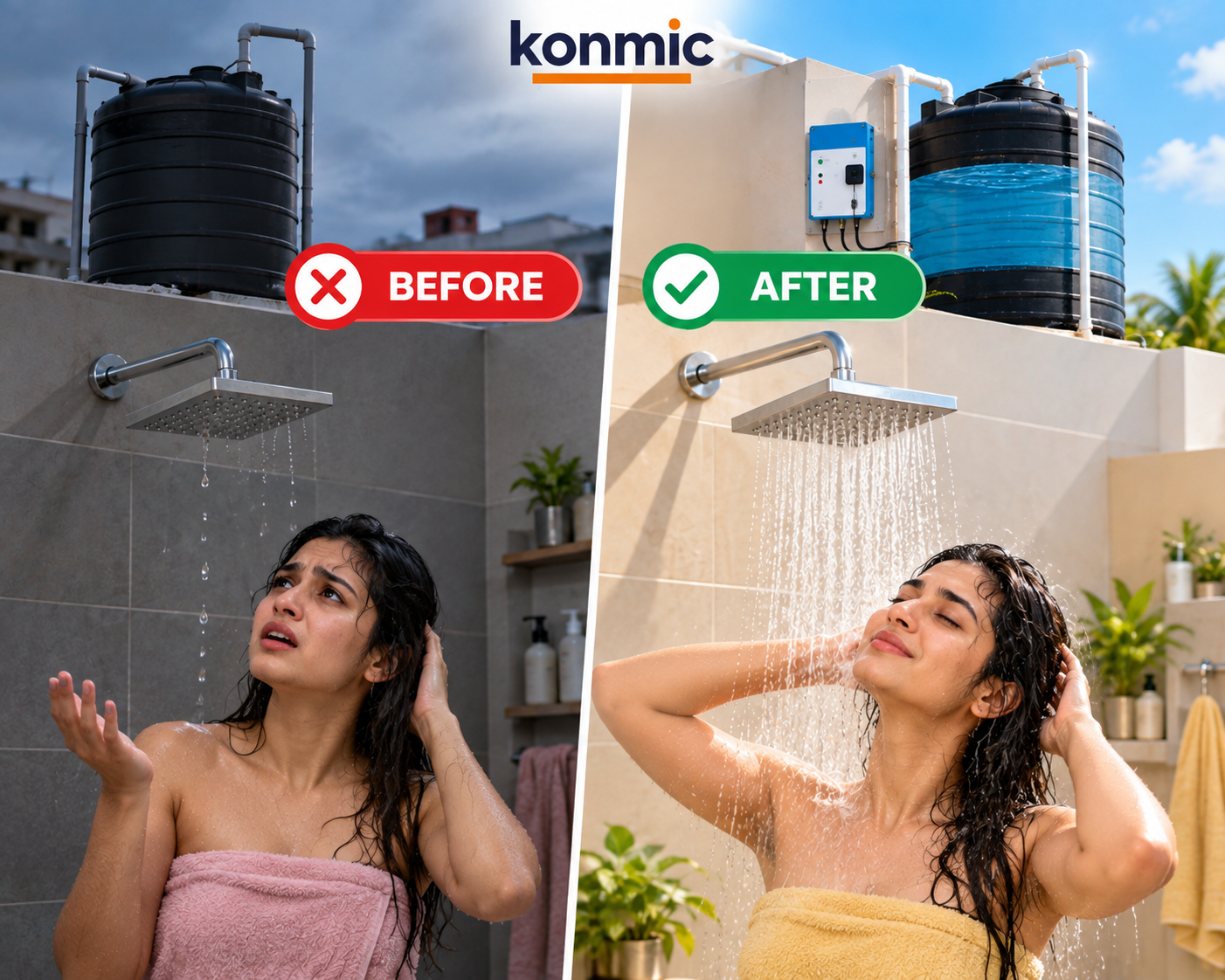 Automatic Water Tank Level Controller Installation