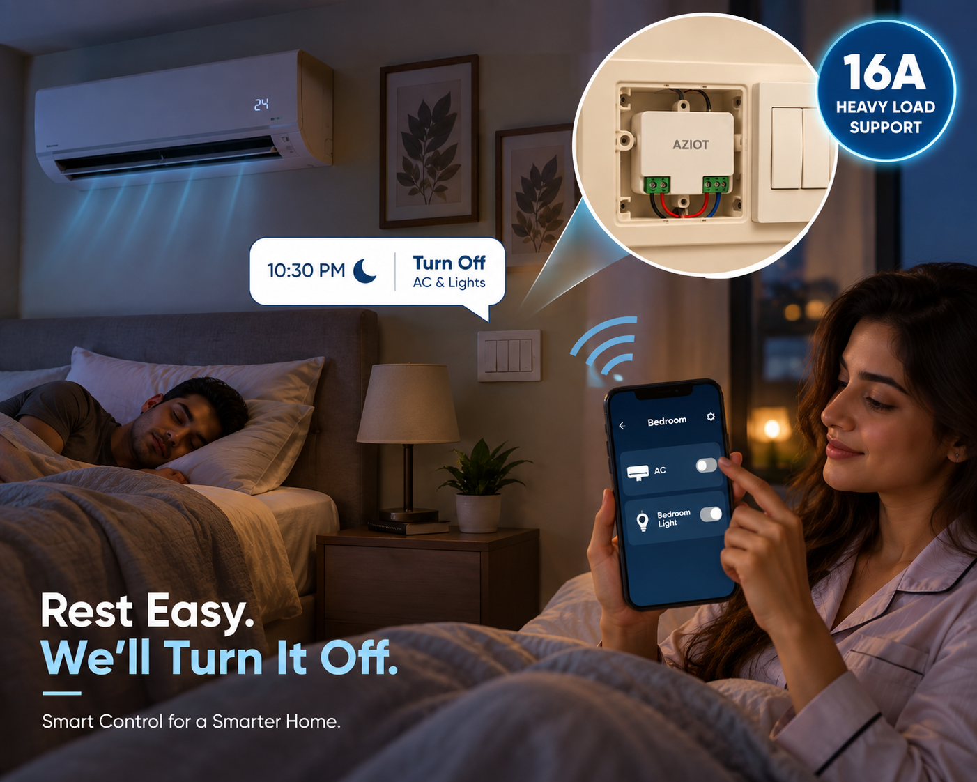 Smart Wi-Fi Switch Installation & Setup(16A)