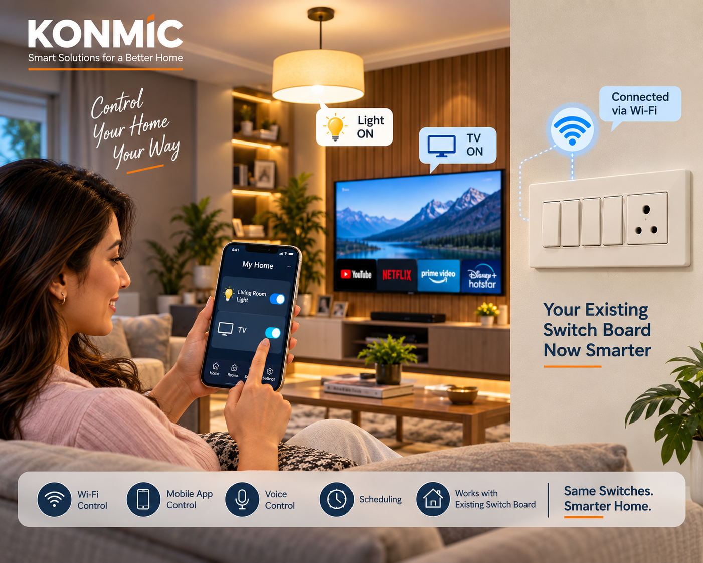 Smart Wi-Fi Switch Installation & Setup(6A)
