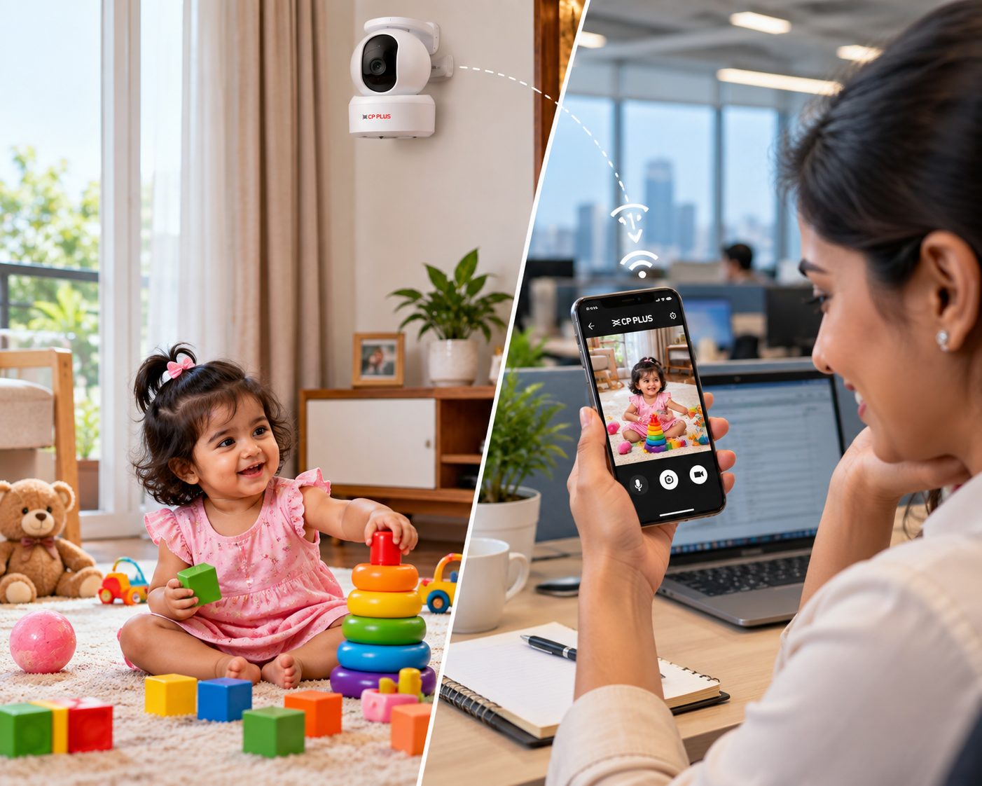 Wi-Fi CCTV Camera Installation — Indoor