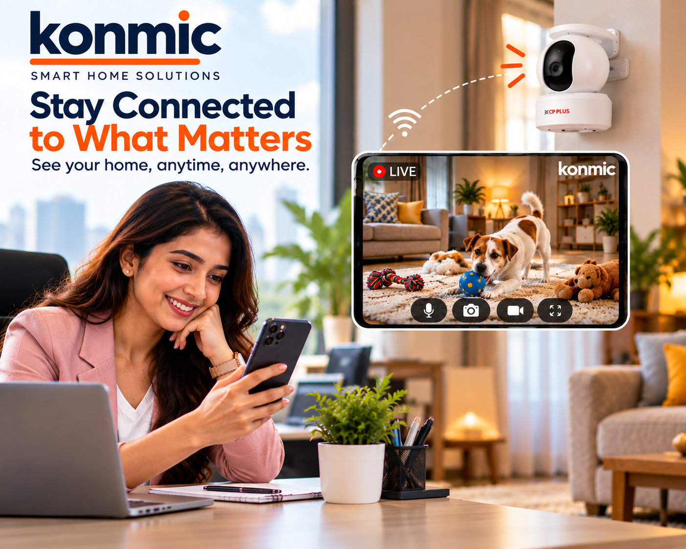 Wi-Fi CCTV Camera Installation — Indoor