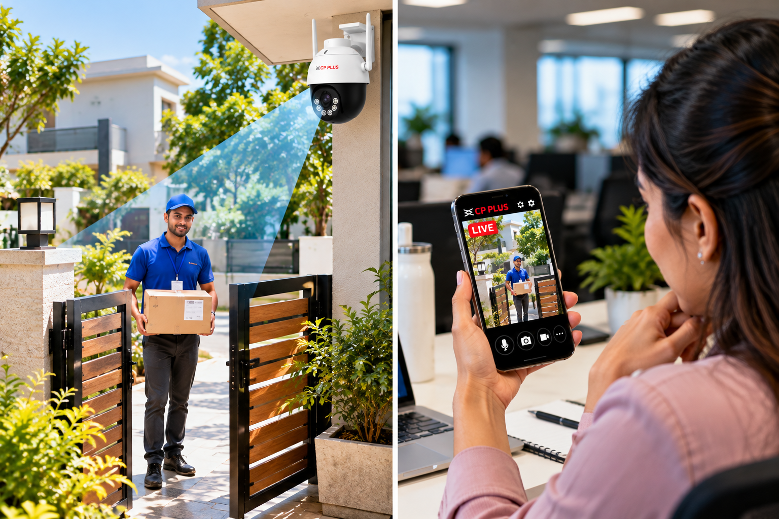 Wi-Fi CCTV Camera Installation — Outdoor