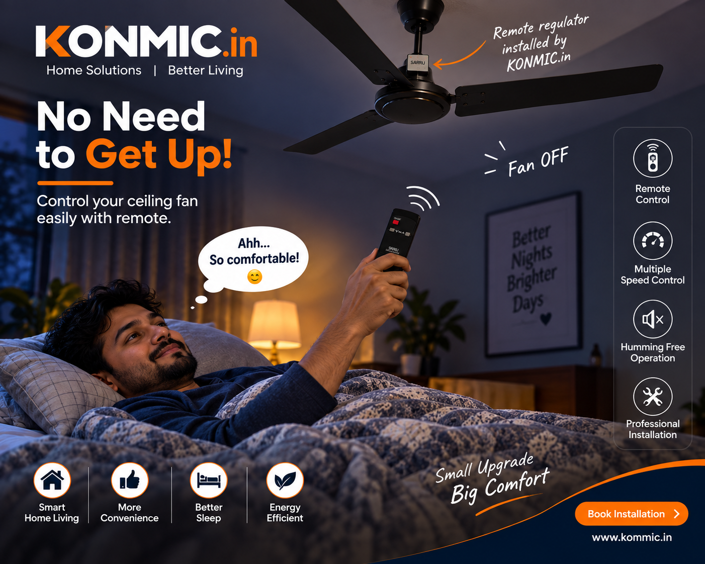 Ceiling Fan Remote Regulator Installation
