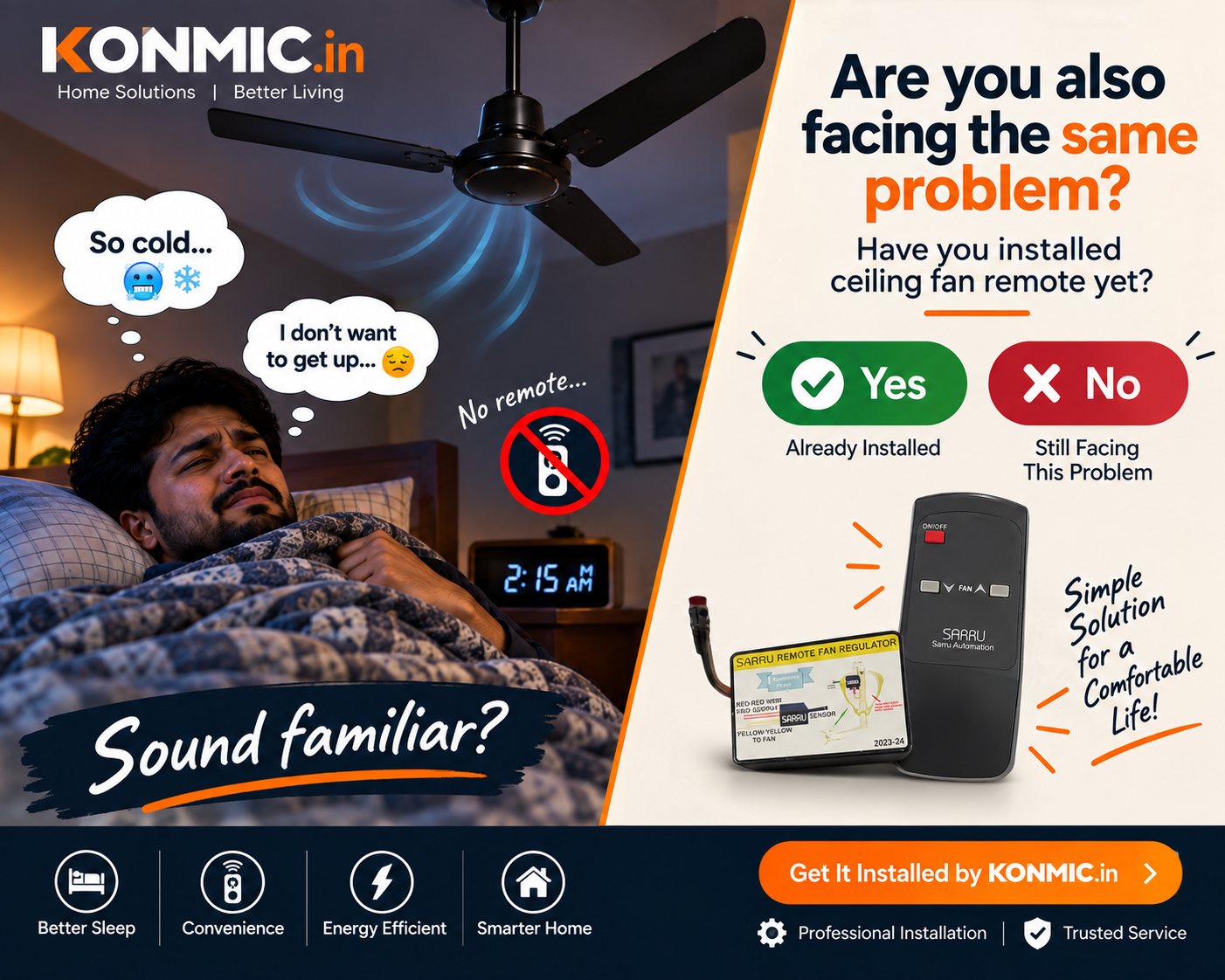 Ceiling Fan Remote Regulator Installation