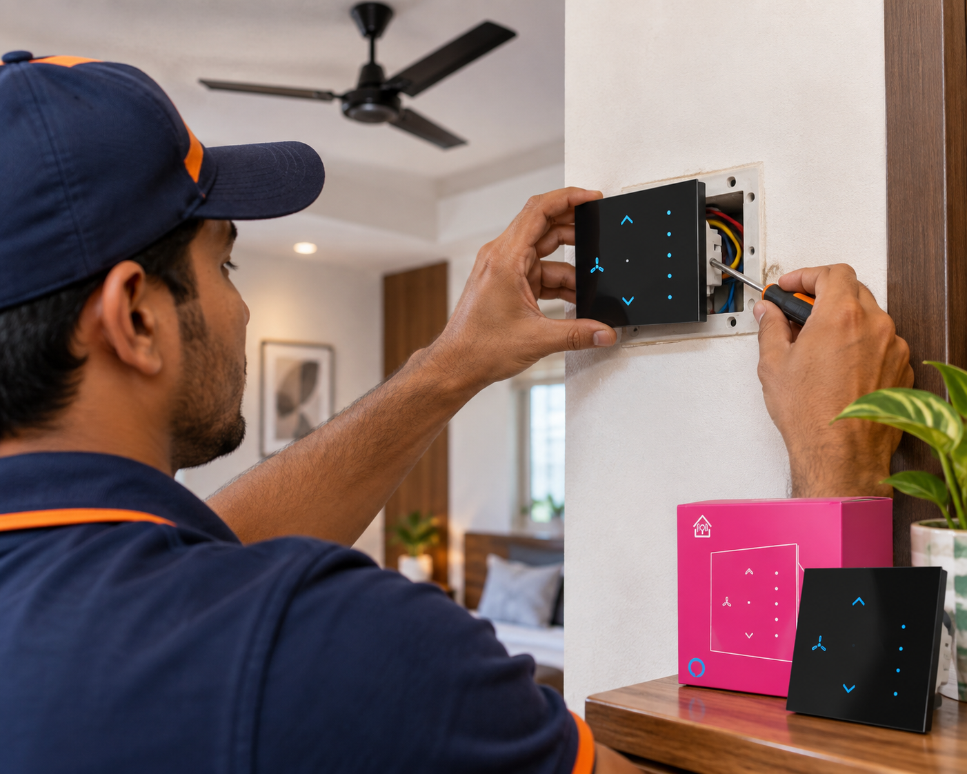 Smart Wifi Fan Regulator Installation